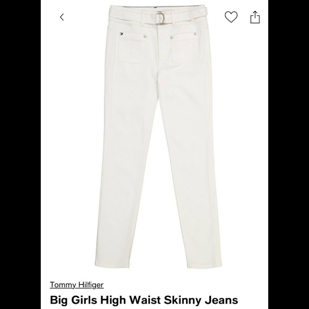 TOMMY HILFIGER ❗️❗️❗️

BIG GIRLS HIGH WAIST SKINNY JEANS